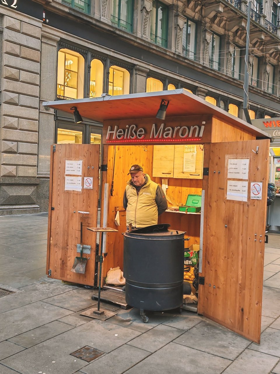 Le vendeur de marrons expression d’une forme d’intemporalité