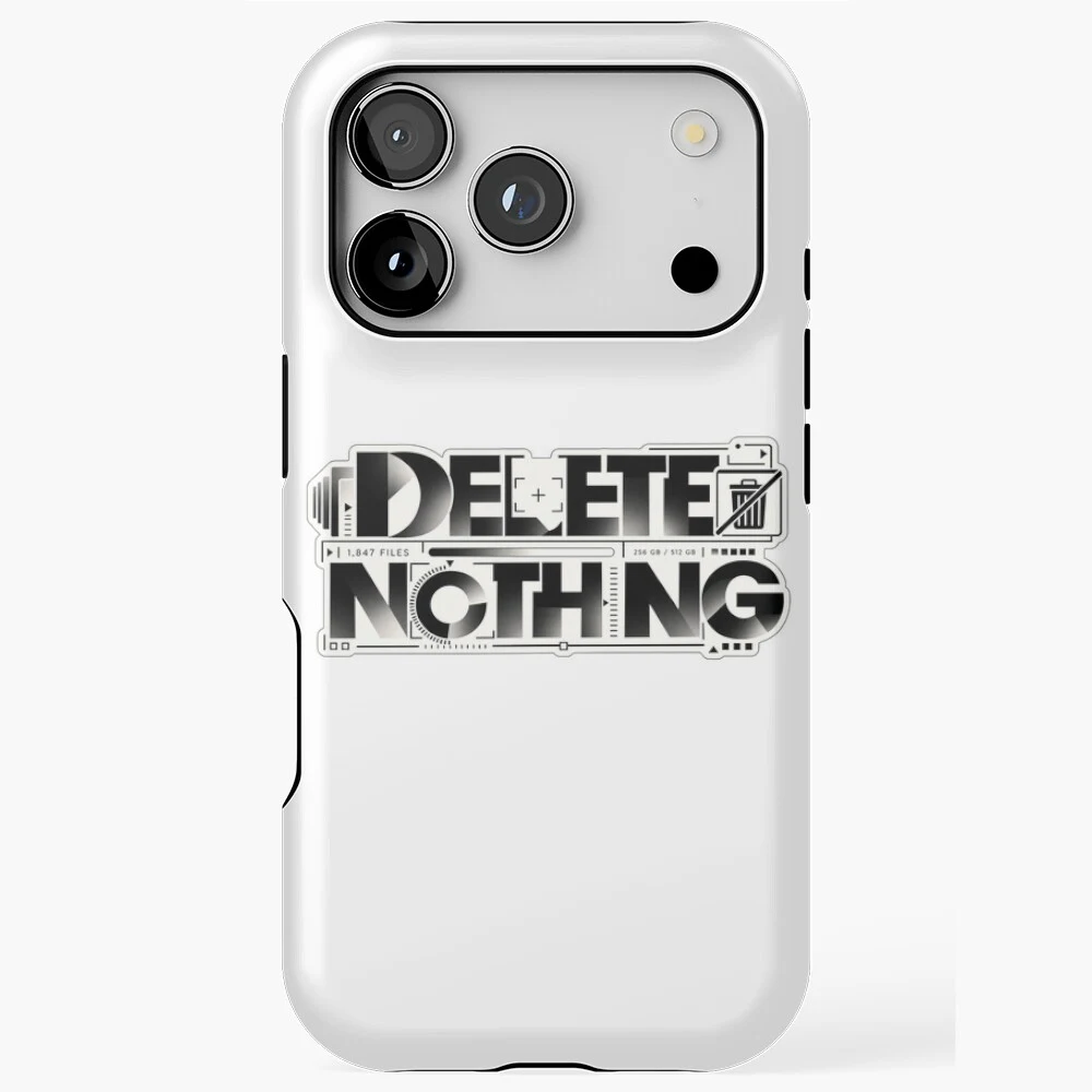 DELETE NOTHING — Coque anti-choc